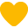 Yellow heart icon