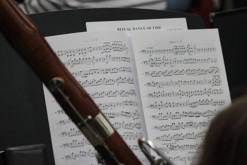 Sheet music titled Ritual Dance of Fire