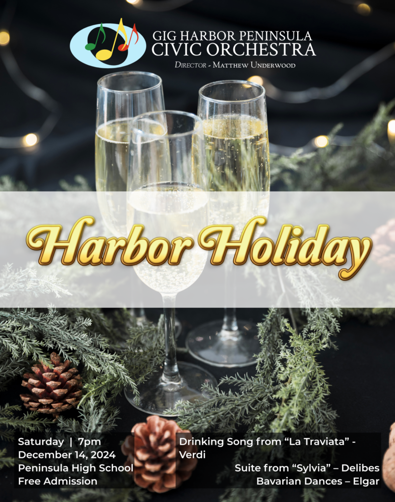 Harbor Holiday Concert. See below for details.