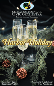 A winter themed concert poster